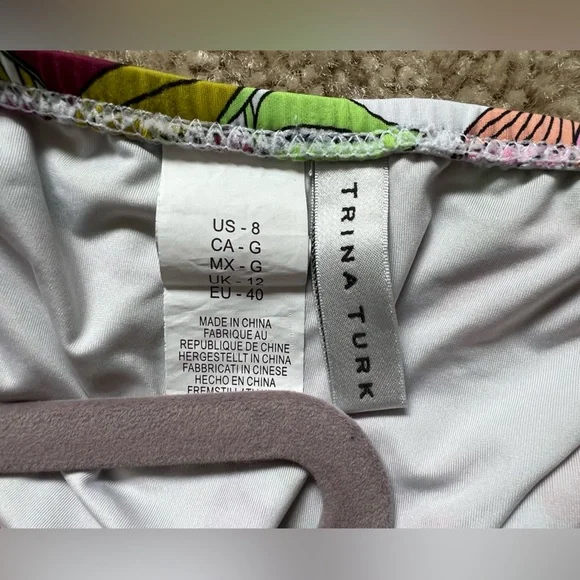 Trina Turk Key West Handkerchief Bikini – Size 8 - Picture 9 of 12